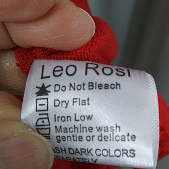 Cherry Red Kendra Cold Shoulder Top - Picture 7 of 7